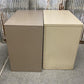 Pair of 29" Vertical File Cabinets, Steelcase & Hon, Vintage Metal 2 Drawer File