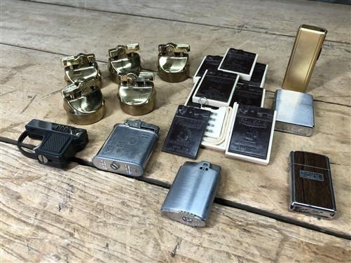 Zippo Ronson Lighters, Accessories, Inserts Pocket Lighters, Vintage Lot