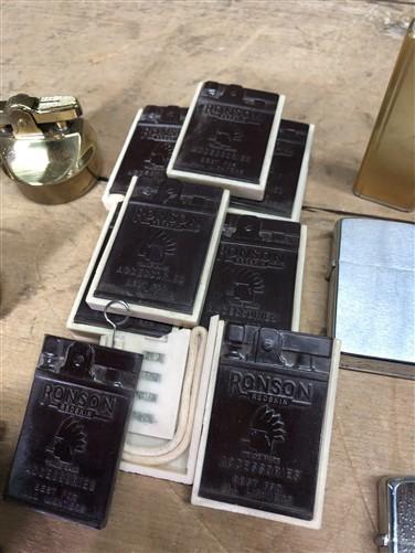 Zippo Ronson Lighters, Accessories, Inserts Pocket Lighters, Vintage Lot