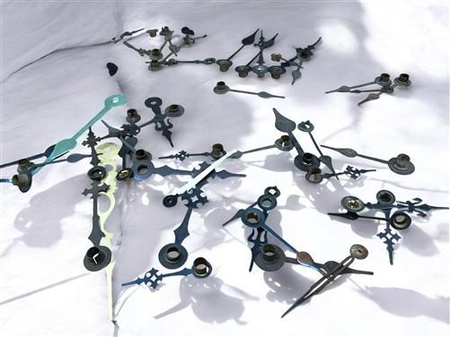 Clock parts - Lot Vintage Clock Hands, Seconds Minutes Hour, Parts/Repair, Steampunk B by The Old Grainery (art, clock han...
