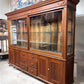 Retail Store Display Cabinet, Vintage 10' Bookcase, Backbar, Display Case, D