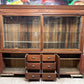 Retail Store Display Cabinet, Vintage 10' Bookcase, Backbar, Display Case, D