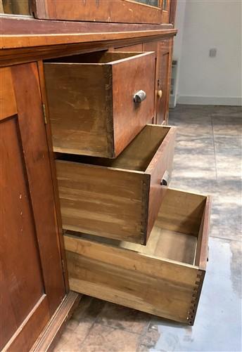 Retail Store Display Cabinet, Vintage 10' Bookcase, Backbar, Display Case, D