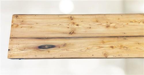 Rustic Folding Bench (72x14.5) Vintage Reclaimed Wood Bench, Farmhouse Seat A110