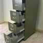 Shaw-Walker Filing Cabinet, Vintage Metal 4 Drawer Green File Cabinet Industrial