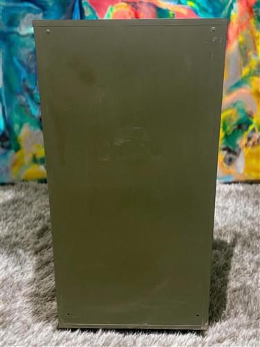 Shaw-Walker Filing Cabinet, Vintage Metal 4 Drawer Green File Cabinet Industrial