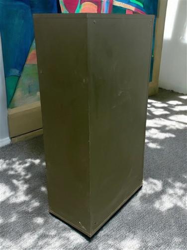 Shaw-Walker Filing Cabinet, Vintage Metal 4 Drawer Green File Cabinet Industrial