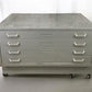 File Cabinet - Industrial Flat File Cabinet, Vintage Blueprint Map Drawer Chest, Drafting, G by The Old Grainery (4 drawer...
