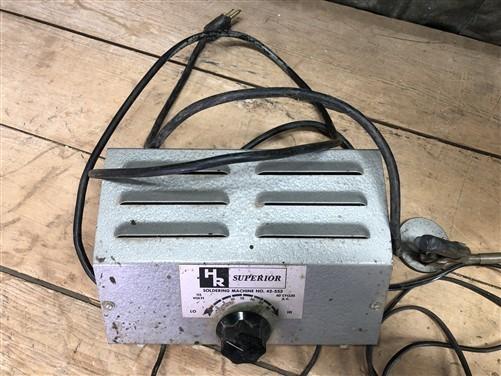 Soldering machine - HR Superior Soldering Machine No 42-553, Vintage Industrial Jewelry Dental Tool, by The Old Grainery (...