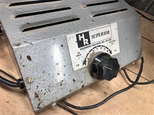 Soldering machine - HR Superior Soldering Machine No 42-553, Vintage Industrial Jewelry Dental Tool, by The Old Grainery (...