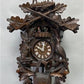 Clock - German Cuckoo Clock, Vintage Black Forest Clock, Carved Wood Deer Hunter Clock by The Old Grainery (alpine decor,...
