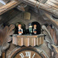 Clock - German Cuckoo Clock, Vintage Black Forest Clock, Carved Wood Deer Hunter Clock by The Old Grainery (alpine decor,...