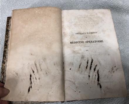 Reference book - 1839 Nouveaux Elements Medecine Operatoire, Antique Medical Textbook Reference by The Old Grainery (1839,...