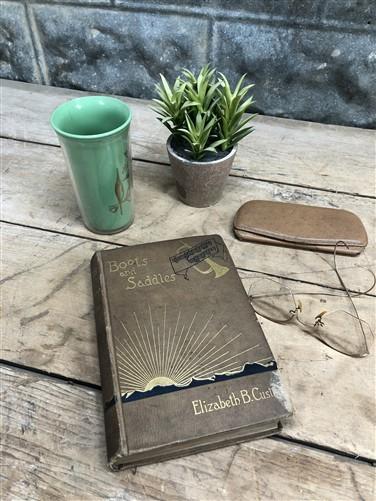 1885 Boots & Saddles Gen George A Custer Antique Historical Hardback Indian Wars