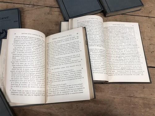 1895-1910 Heaths Modern Language Series French, 7 Antique Hardback French Texts