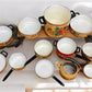 Cookware Set - 13 pc Holt Howard "Fruit Festival" Cookware Set, Vintage Enamel Cookware, MCM by The Old Grainery (1960s co...