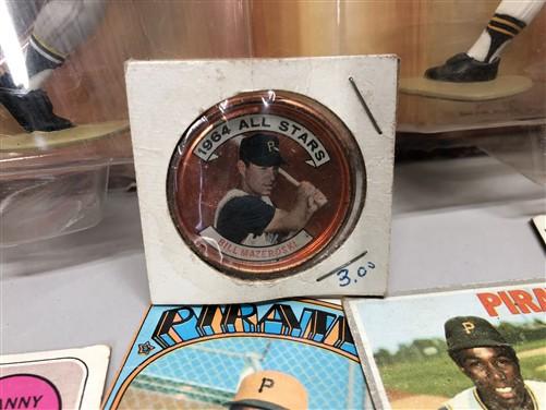 Pittsburgh Pirates Memorabilia Pennant, MLB Baseball Greats Topps Cards Coin