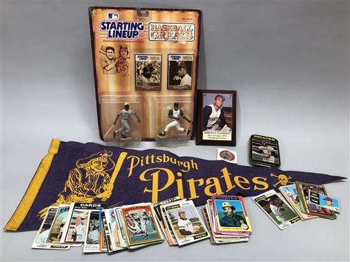 Pittsburgh Pirates Memorabilia Pennant, MLB Baseball Greats Topps Cards Coin