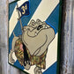 Military Sign - 3rd Infantry Division Bulldog Sign (38.5x38.5) Military Unit Wall Art Display by The Old Grainery (army gi...