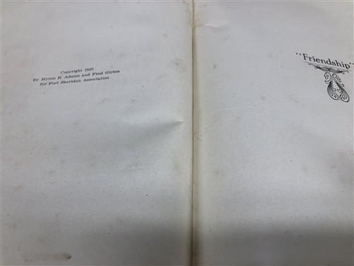 1920 The Fort Sheridan Officers Training Camps Adams Girton, WWI Era Training