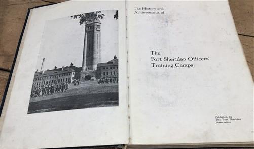 1920 The Fort Sheridan Officers Training Camps Adams Girton, WWI Era Training