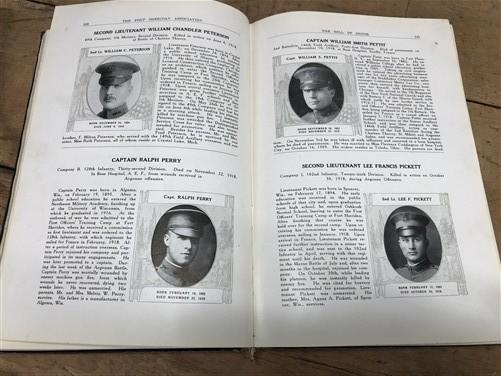 1920 The Fort Sheridan Officers Training Camps Adams Girton, WWI Era Training