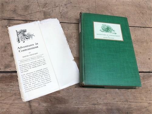 Set of books - 1906-1925 David Grayson Hardback Lot, Adventures in Contentment Friendship More by The Old Grainery (1906 t...