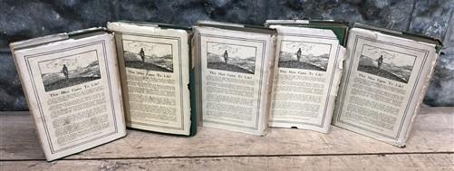 Set of books - 1906-1925 David Grayson Hardback Lot, Adventures in Contentment Friendship More by The Old Grainery (1906 t...