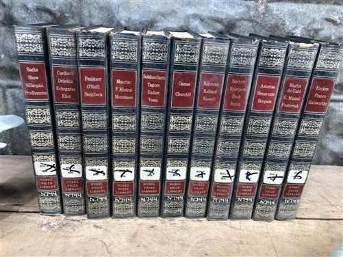 1971 Nobel Prize Library 11 Vol Illustrated, Nobel Foundation Swedish Academy