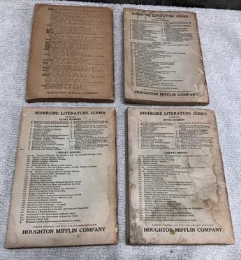 Book collection - Riverside Literature Series 10 Booklets, Irving Longfellow Tennyson Whittier by The Old Grainery (Adults...