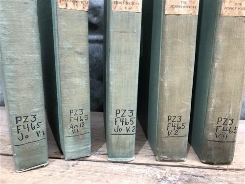 1903 Henry Fielding, 5 Volumes, Antique Hardback, Duplicate Copies Vol I, II