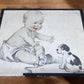 Charles Twelvetrees The Five Senses Illustration Art 1917, Vintage Baby Art