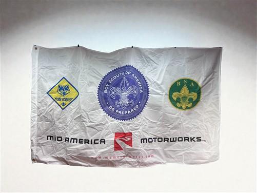 Flag - 20 Boy Scouts America Flags, Mid America Motorworks by The Old Grainery (3x5 flag, advertising flag, americana coll...