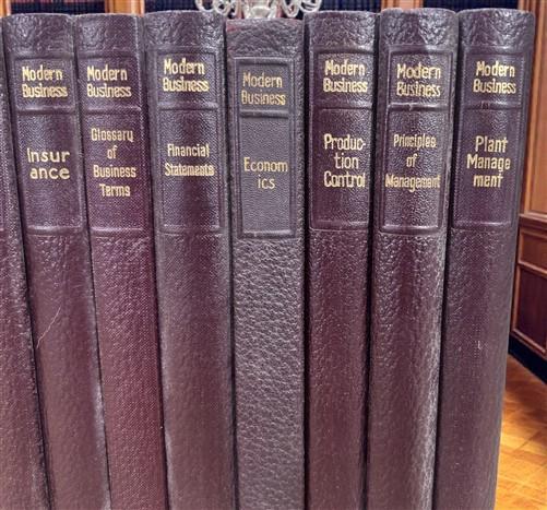 Modern Business Alexander Hamilton Institute 25 Vol 1962-1963 Leather Set A