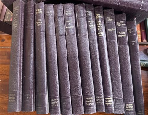 Book - Modern Business Alexander Hamilton Institute 23 Vol 196-1968 Leather Set B by The Old Grainery (1960s book collecti...