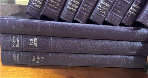 Book - Modern Business Alexander Hamilton Institute 23 Vol 196-1968 Leather Set B by The Old Grainery (1960s book collecti...