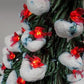 lighted table top christmas tree - Ceramic Light Up Christmas Tree, 16 Inch Flocked Green Red Birds Holiday Decor by The O...