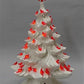 lighted table top christmas tree - Ceramic Light Up Christmas Tree, 16 Inch White w/ Red Birds Holiday Decor by The Old Gr...
