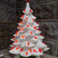 lighted table top christmas tree - Ceramic Light Up Christmas Tree, 16 Inch White w/ Red Birds Holiday Decor by The Old Gr...