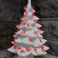 lighted table top christmas tree - Ceramic Light Up Christmas Tree, 16 Inch White w/ Red Birds Holiday Decor by The Old Gr...