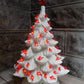 lighted table top christmas tree - Ceramic Light Up Christmas Tree, 16 Inch White w/ Red Birds Holiday Decor by The Old Gr...