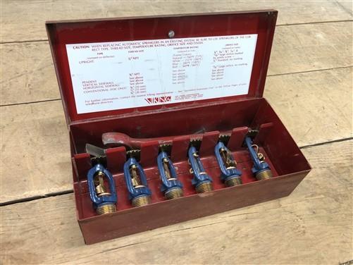 Sprinkler heads - Viking Fire Sprinkler Heads, Vintage Rasco 701A Model G286F 141C Replacements by The Old Grainery (701A,...