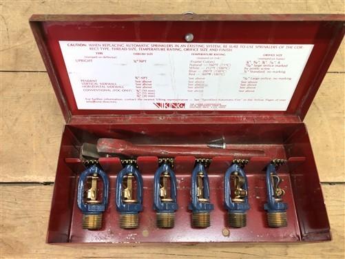Sprinkler heads - Viking Fire Sprinkler Heads, Vintage Rasco 701A Model G286F 141C Replacements by The Old Grainery (701A,...