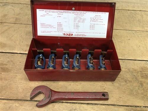 Sprinkler heads - Viking Fire Sprinkler Heads, Vintage Rasco 701A Model G286F 141C Replacements by The Old Grainery (701A,...