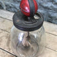 Butter churn - Dazey Butter Churn, Vintage 8 Quart, Red Football No 8 Tulip Glass Wood Paddle by The Old Grainery (8 quart...