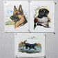 Art & Collectibles > Prints > Lithographs - Ernest Hart 3 Signed Dog Prints, 16x20, Labrador, Shepherd, Wade Collection by...