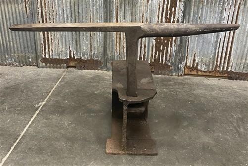 anvil - Blacksmith T-Stake Anvil w/Welding Stand, Vintage Industrial Metal Forming Tool by The Old Grainery (Anvil, Blacks...