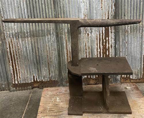 anvil - Blacksmith T-Stake Anvil w/Welding Stand, Vintage Industrial Metal Forming Tool by The Old Grainery (Anvil, Blacks...