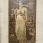 Lithograph - Antique Queen Louise of Prussia 1879 Lithograph Framed, Ornate Ebonized Frame by The Old Grainery (1879 litho...