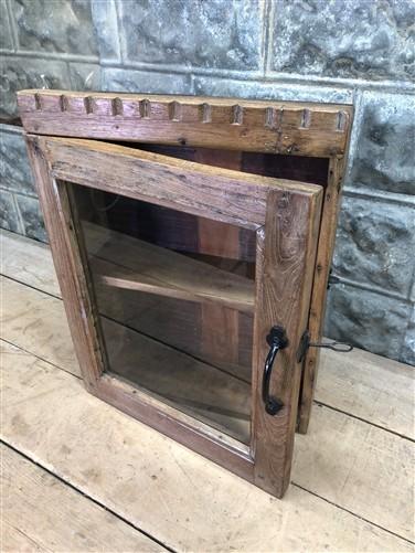 Medicine Cabinet - Medicine Cabinet, Vintage Wood Display Case, Wall Mount Cupboard, Shadow Box BMI by The Old Grainery (c...
